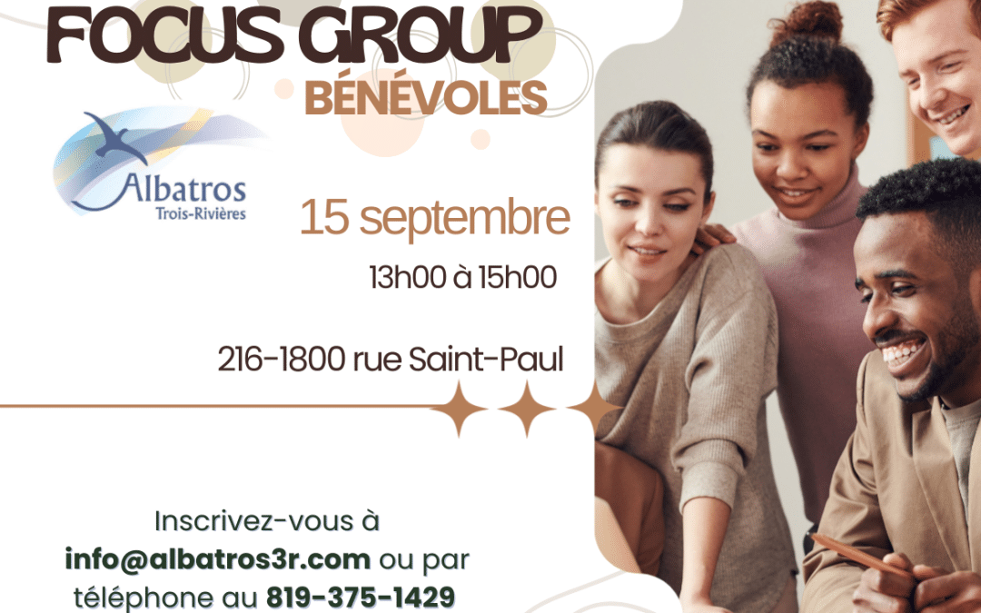 Groupe de discussion avec bénévoles – Focus group